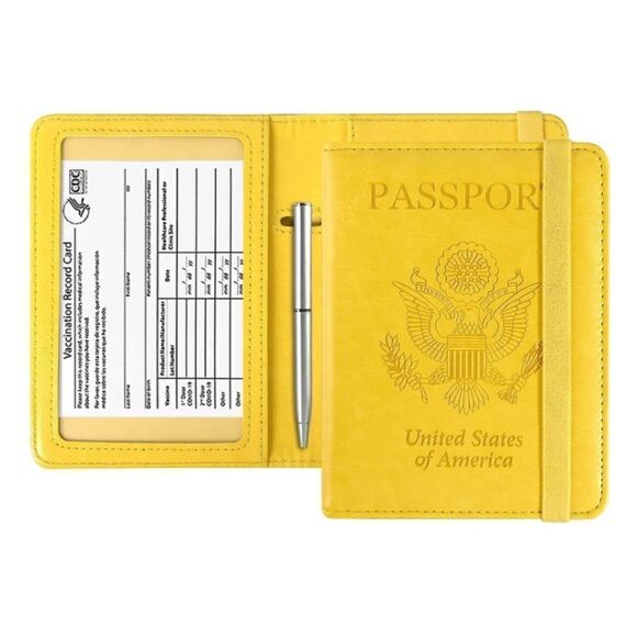 Leather Passport Cover  - Picture 1 of 5